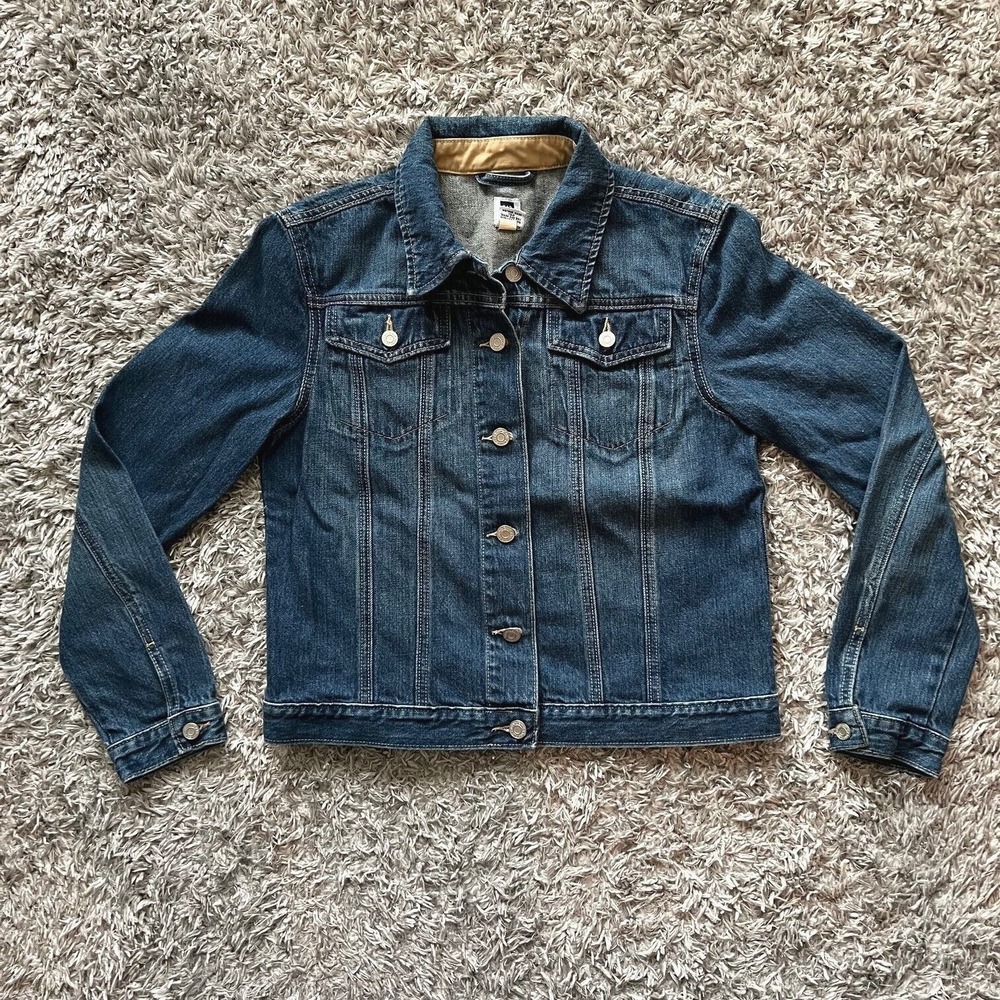 Vintage GAP Factory Store Denim Jean Jacket‎ Women's Size Medium
